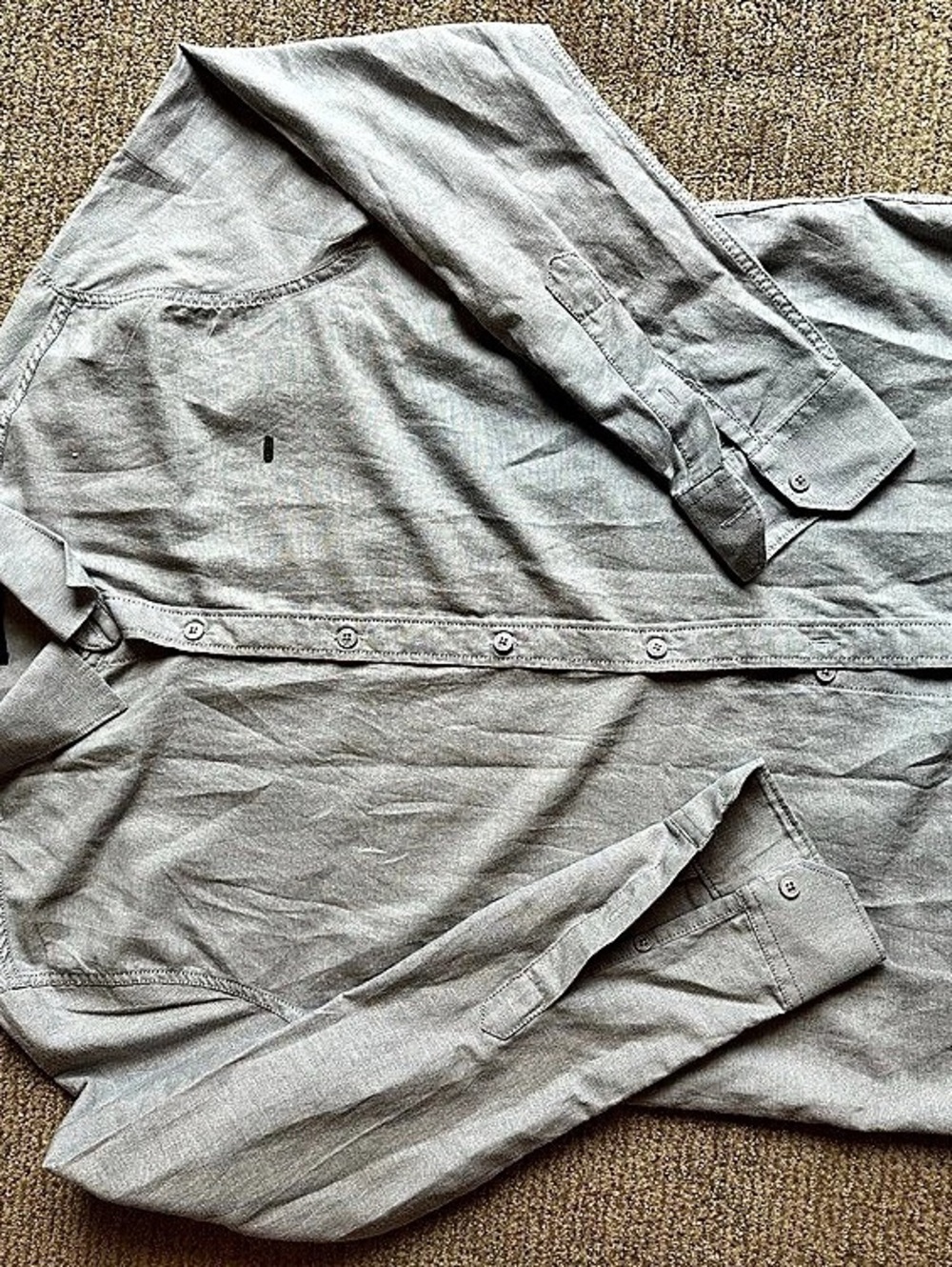 Sean John Men's Button Down Shirt in Gray